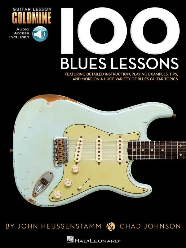 100 Blues Lessons Guitar Goldmine Book/Online Audio (Softcover Book/Online Audio