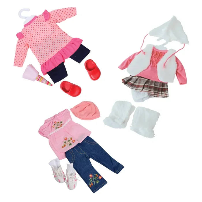 14″-18″ Doll Clothes Playtime Bundle