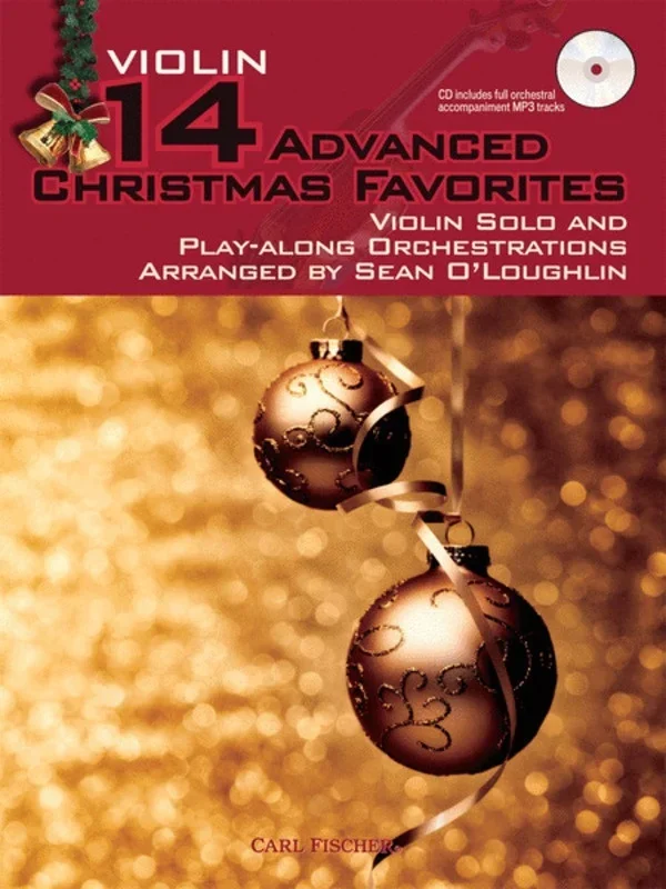 14 Advanced Christmas Favorites Violin Book/CD Book