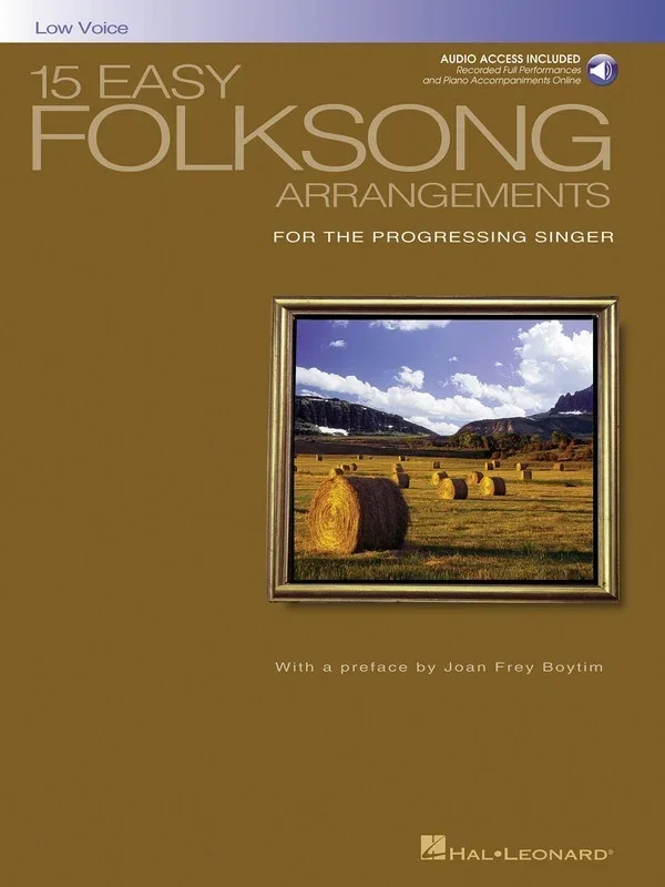 15 Easy Folksong Arrangements Book/CD Low (Softcover Book/CD)