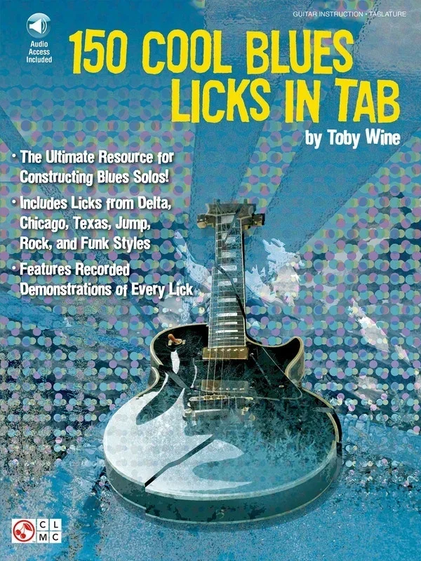 150 Cool Blues Licks In TAB Book/CD (Music Score/Parts/CD)