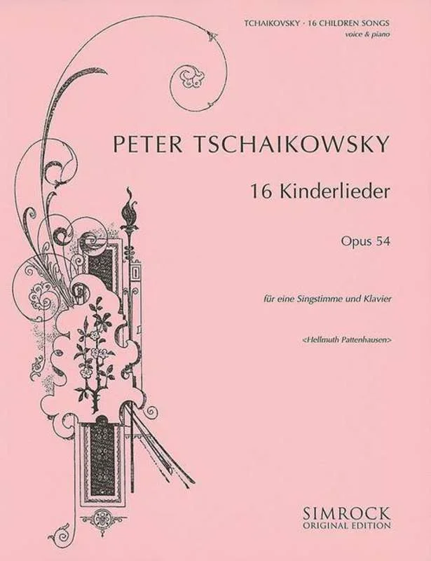 16 Childrens Songs Op 54 Voice/Piano Book