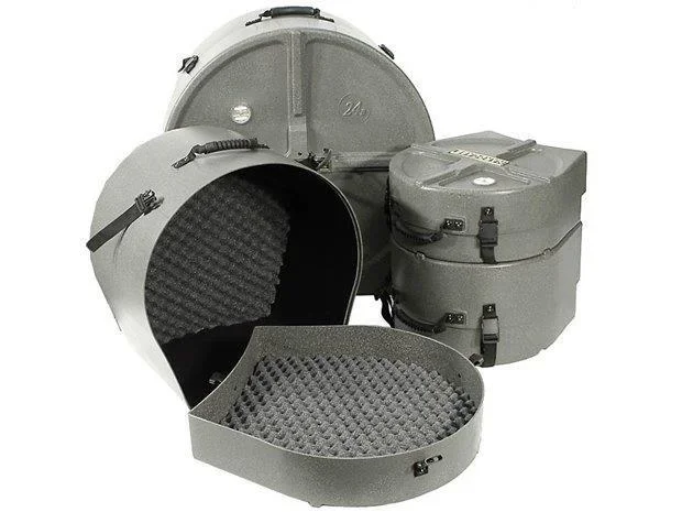 18 Inch Floor Tom Case Lined Granite