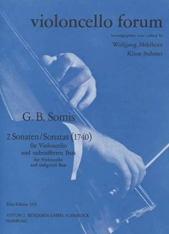 2 Sonatas Cello And Basso Continuo Book