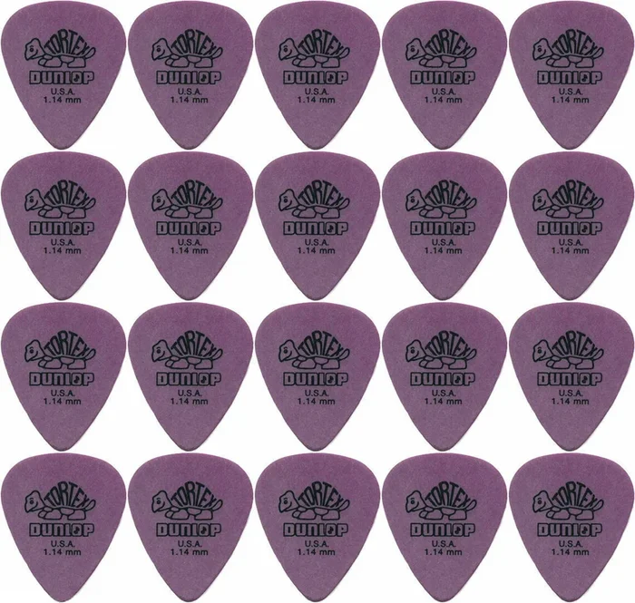 20 x Dunlop Tortex Standard 1.14MM Gauge Guitar Picks Free Post