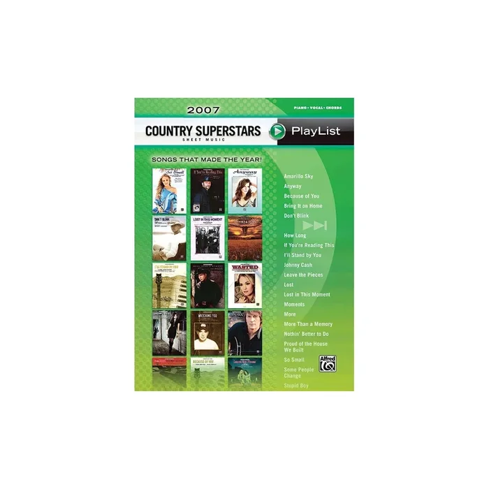 2007 Country Superstars Playlist