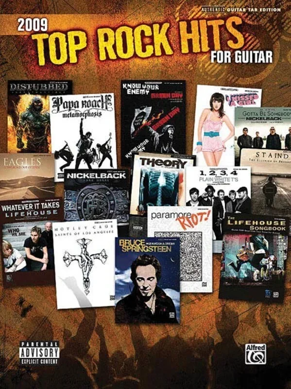 2009 Top Rock Hits For Guitar TAB (Softcover Book)