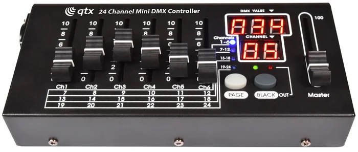 24 Channel Mini DMX Controller