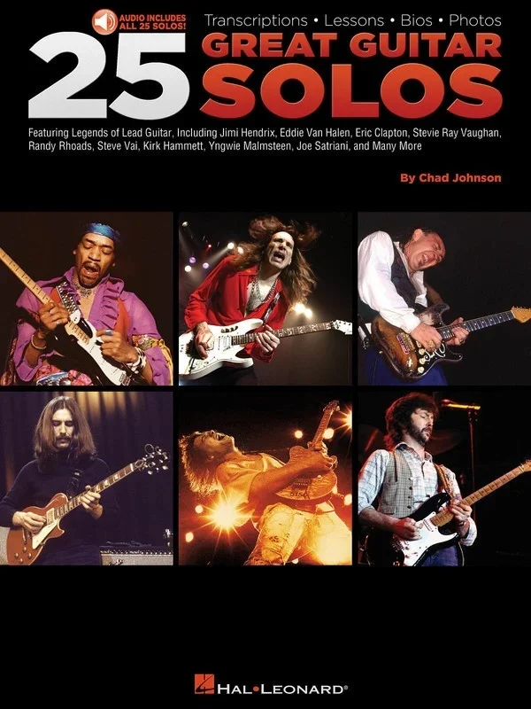 25 Great Guitar Solos Book/Online Audio (Softcover Book/Online Audio)