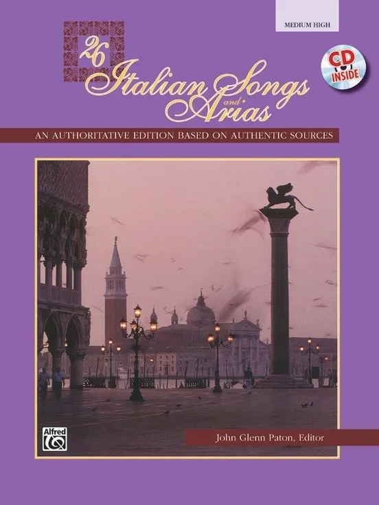 26 Italian Songs And Arias Medium-High Voice Book/CD
