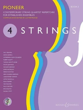4 Strings – Book 3 Pioneer: Score & CD Contemporary String Quartet Repertoire