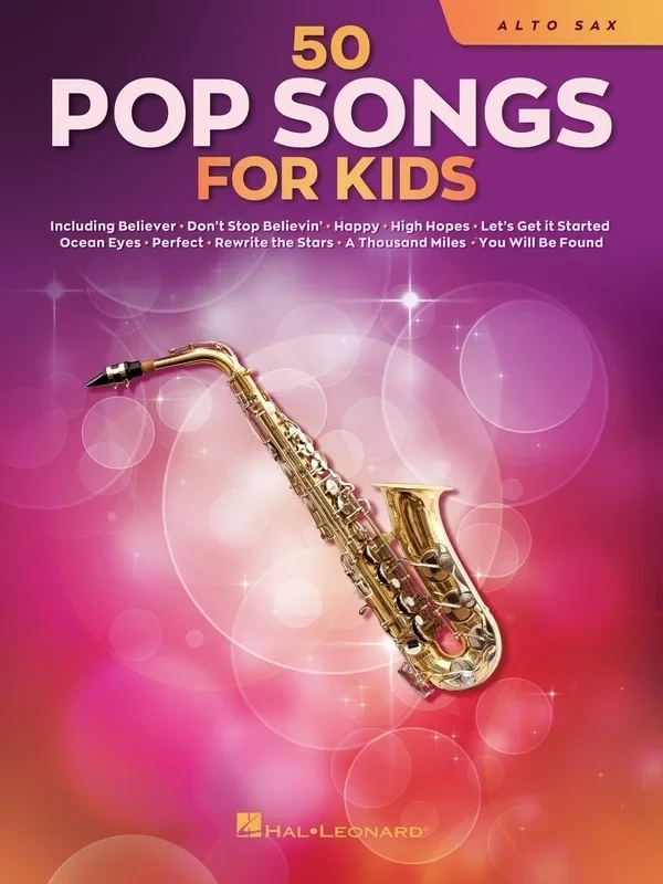 50 Pop Songs For Kids For Alto Sax