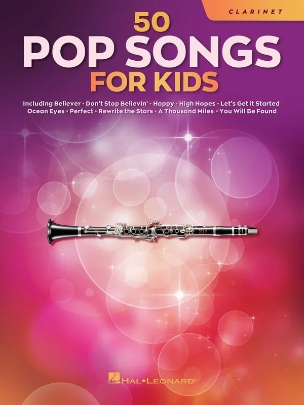 50 Pop Songs For Kids For Clarinet