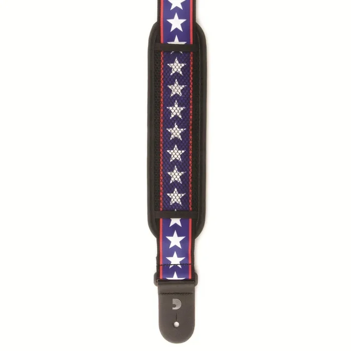 50MM Strap-Stars and Stripes w/ Pad