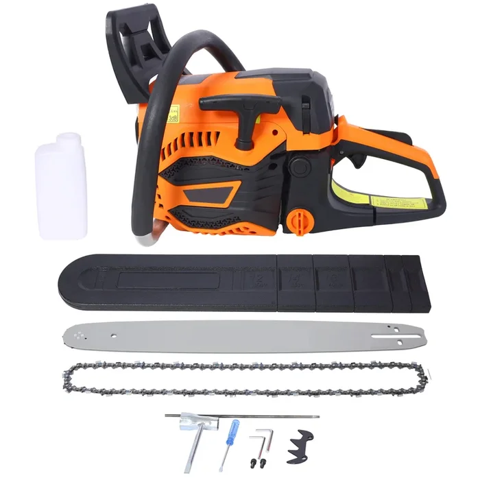 62CC Gas Powered Chainsaw, 20 Inch 2-Cycle Petrol Handheld Chain Saw, Gasoline Gas Chainsaws for Tree Wood Cutting,EPA compliant