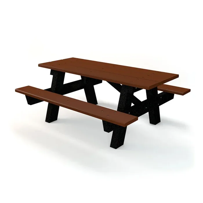 A Frame – 2 Bench Standard Outdoor Table (with extended table for wheelchair access)
