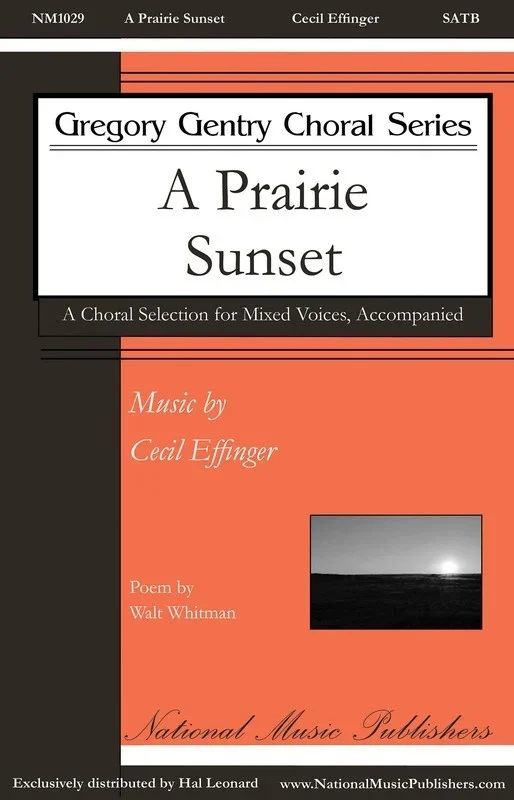 A Prairie Sunset SATB Divisi (Octavo)