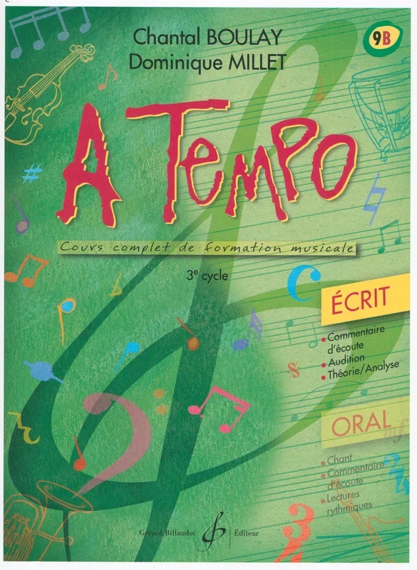 A Tempo (écrit) – Volume 9b (3rd cycle)