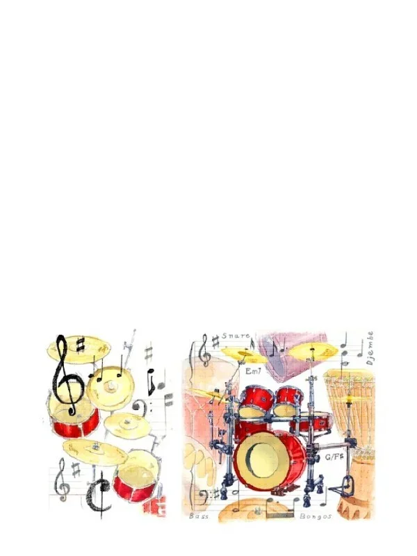 A5 Writing Pad Drum Book