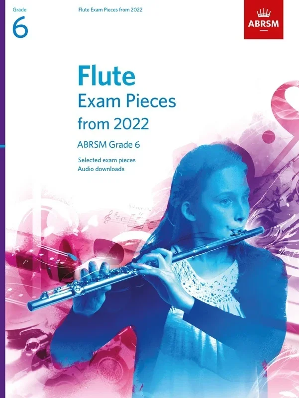 ABRSM Flute Exam Pieces From 2022 Grade 6 Bk/Ola Sftcvr/Online Audio (Flute)