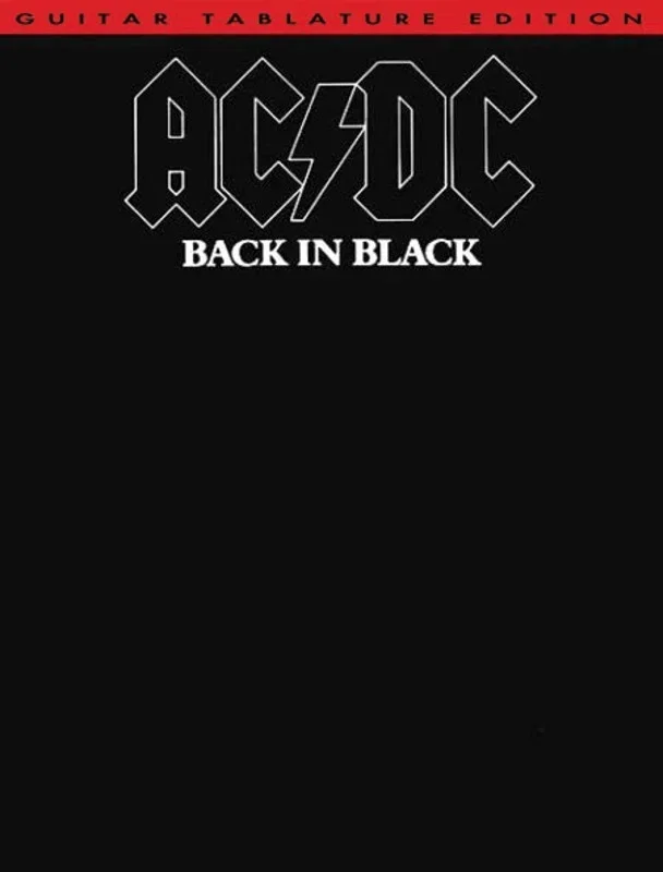 AC/DC Back In Black Guitar TAB (Softcover Book)