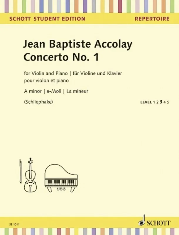 AccOnline Audioy – Concerto No 1 A Min Violin/Piano (Softcover Book)