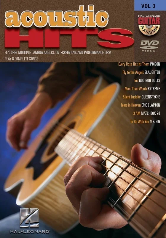 Acoustic Hits Guitar Play Along DVD V3 (DVD Only)