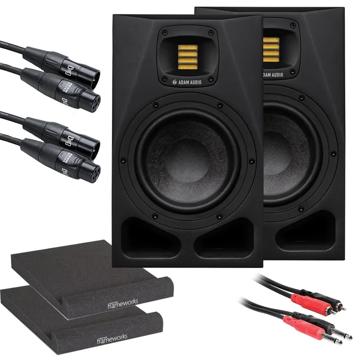 ADAM Audio A7V 7″ Active Studio Monitor Speaker STUDIO KIT