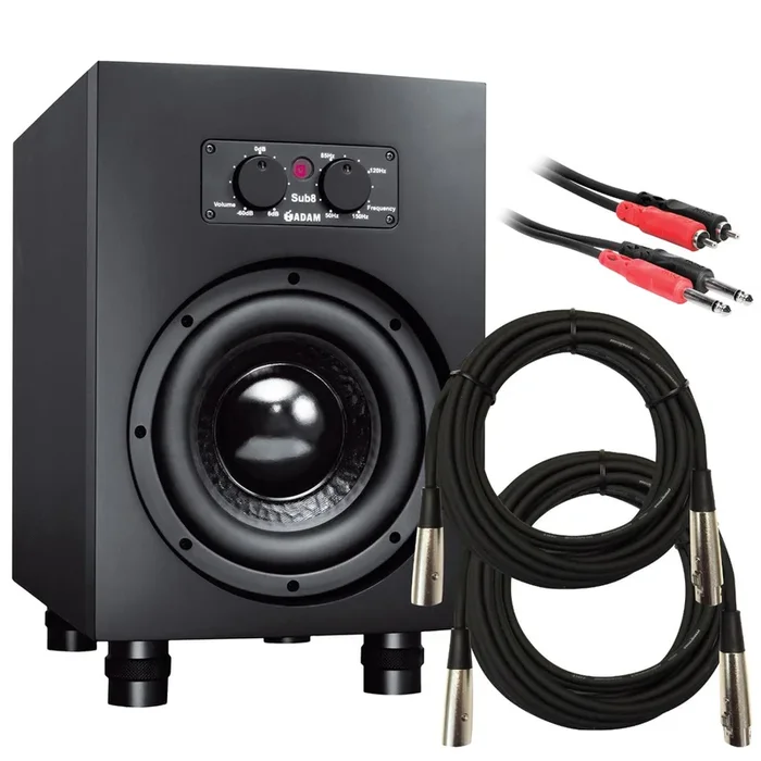 Adam Audio Sub8 8″ Powered Subwoofer CABLE KIT