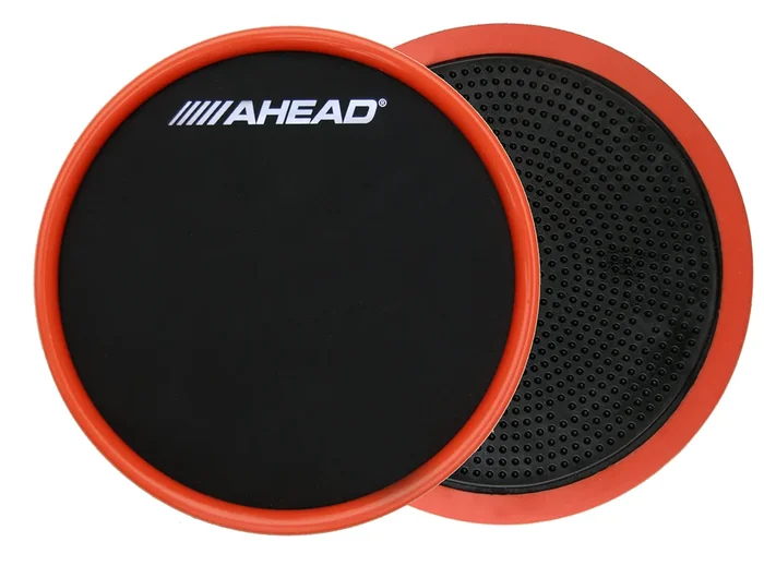 Ahead 6″ Stick-On Compact Practice Pad w/ Black and Red Rim