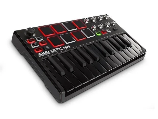 Akai MPKMINI MkII Black: Mini Key + Pad Controller (LE)