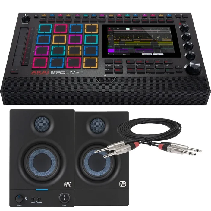 Akai Professional MPC Live III Standalone Music Production Center STUDIO RIG