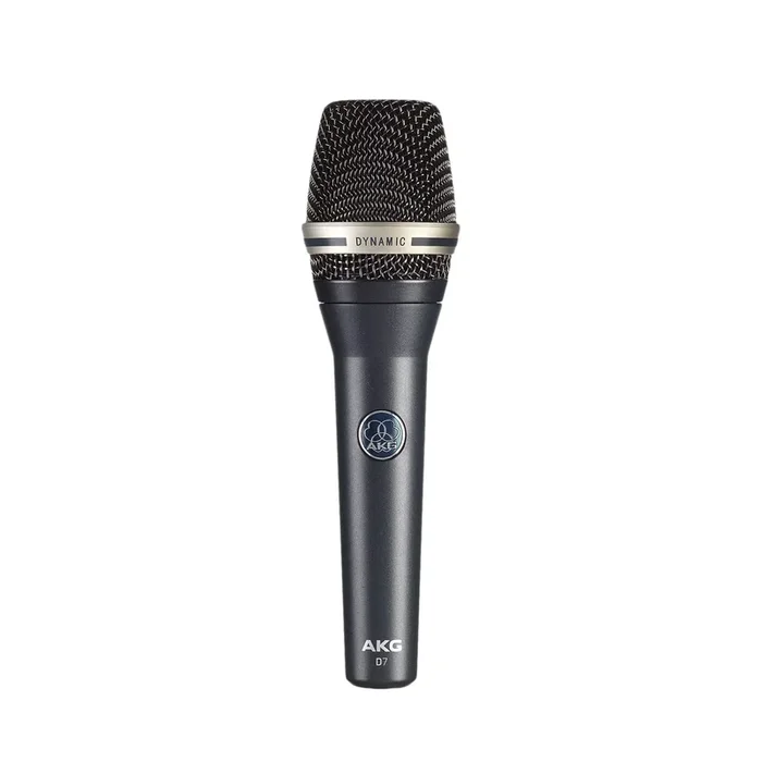 AKG D-7 Dynamic Supercardioid Vocal Microphone – Crisp Sound, Dual-Layer Varimotion Diaphragm, Professional Performance