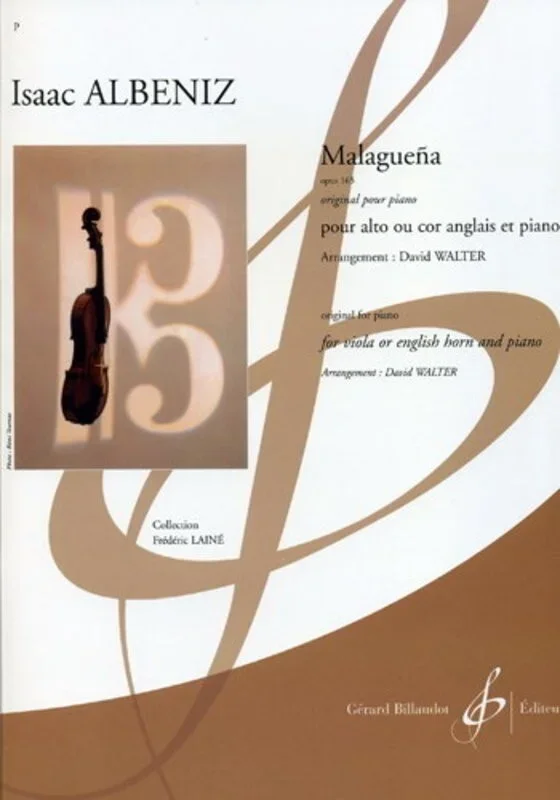 Albeniz – Malaguena Op 165 Cor Anglais/Piano (Softcover Book)