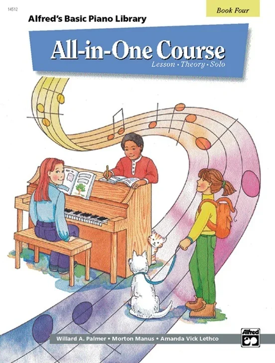 Alfred’s Basic Piano Library (ABPL) All-In-One Course Book 4 USA Edition