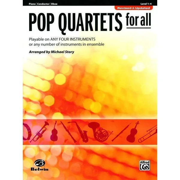 Alfred Music Publishing Pop Quartets For All Piano