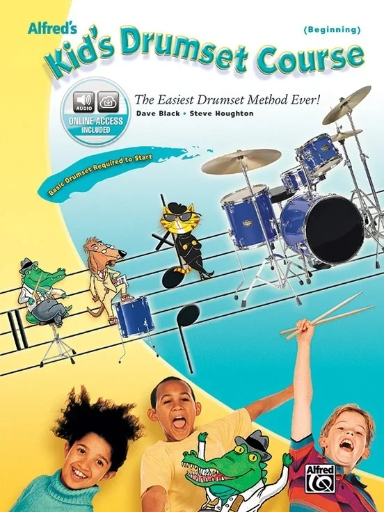 Alfreds Kids Drumset Course Book/CD