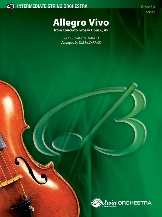 Allegro Vivo String Orchestra Gr 3.5 Conductor Score