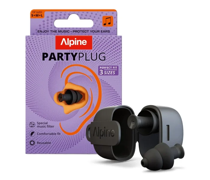 Alpine PartyPlug Black Earplugs (2025)