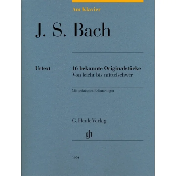 Am Klavier – Bach
