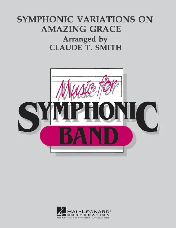 Amazing Grace Symphonic Var Concert Band (Music Score/Parts)