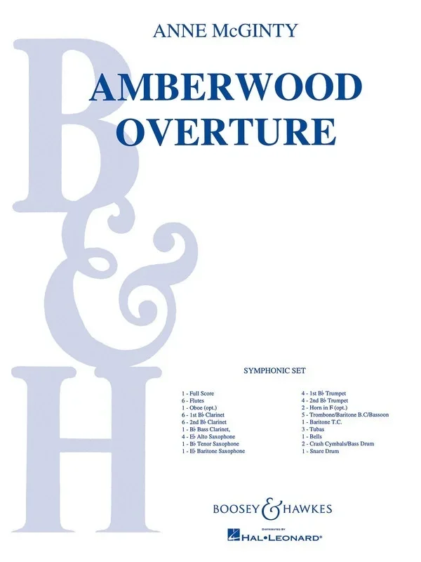Amberwood Overture Concert Band 2 Score/Parts