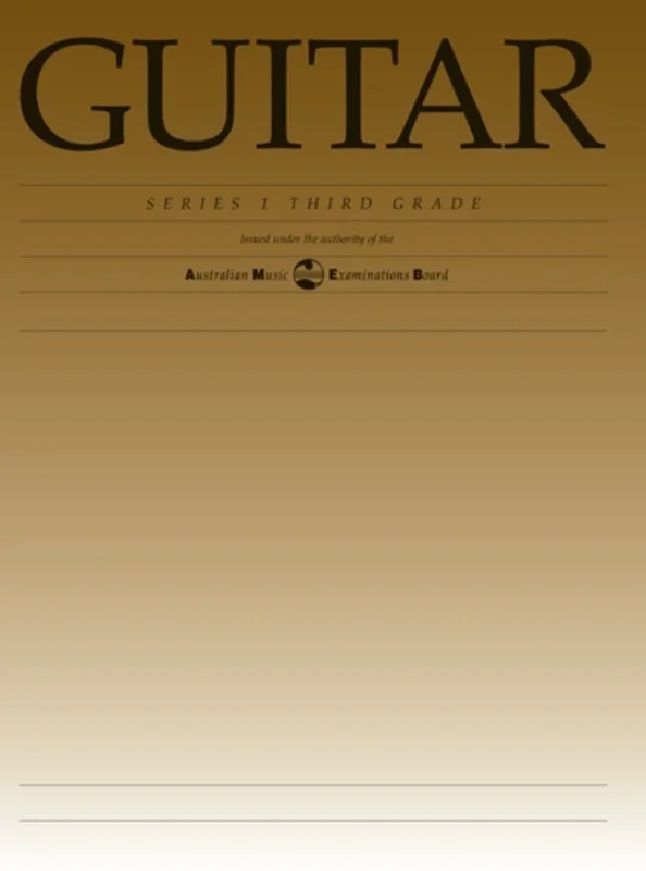 AMEB Classical Guitar Grade 3 Series 1 (Softcover Book)