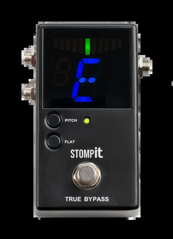 AMS STOMP IT PEDAL TUNER WTU5 with Full Color Display and True Bypass