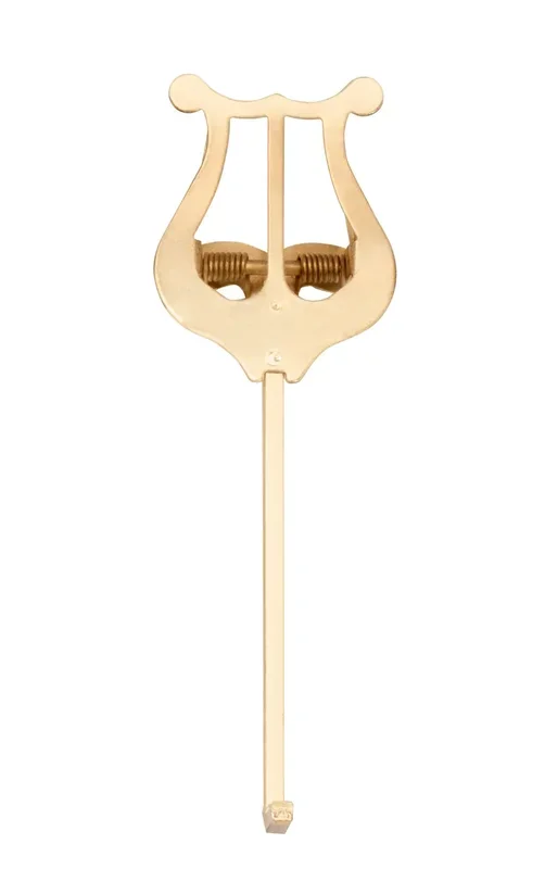 AMS Trumpet Lyre Bent End Gold Plated