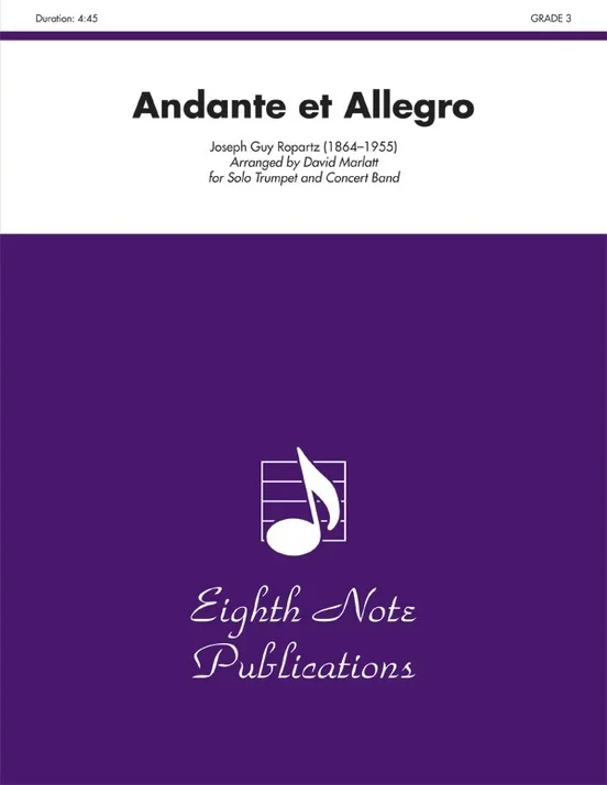 Andante Et Allegro Solo Trumpet And Concert Band Gr 3