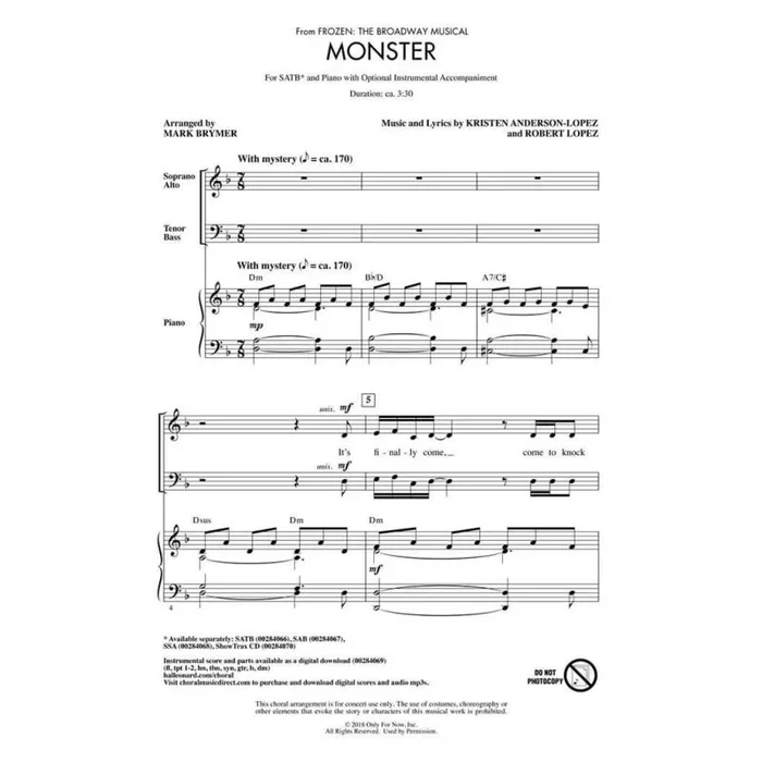 Anderson-Lopez & Lopez – Monster