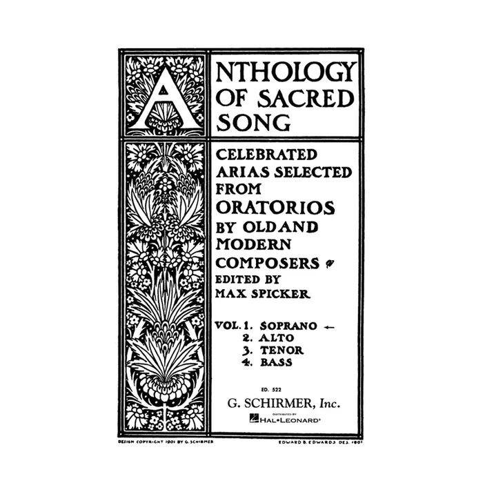 Anthology of Sacred Song – Volume 1