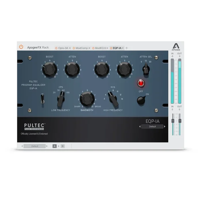 Apogee FX Rack Pultec EQP-1A