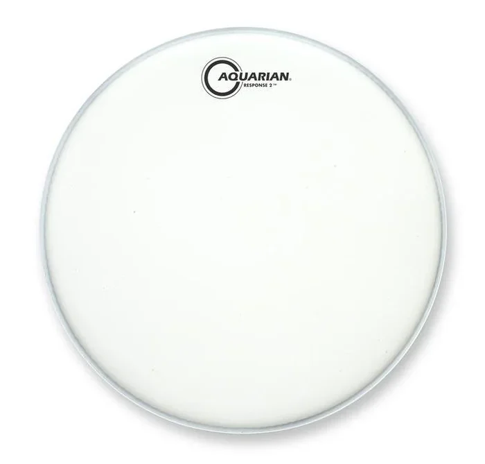 Aquarian 14″ Response 2 Texture Coated White 7/7 Double Ply Drumhead
